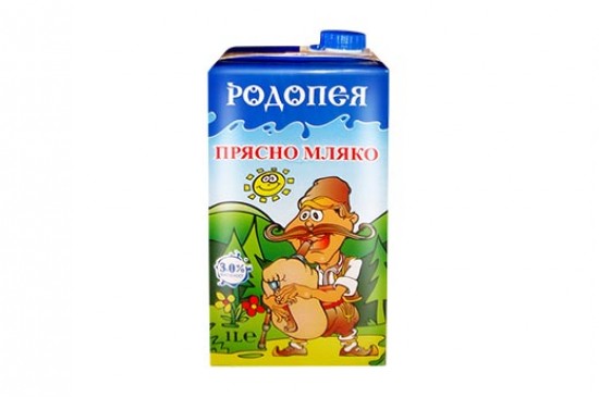 ПРЯСНО КРАВЕ МЛЯКО РОДОПЕЯ 1л 3% 0