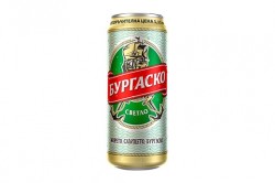 БИРА БУРГАСКО СВЕТЛО 500МЛ.*12БР. КЕН