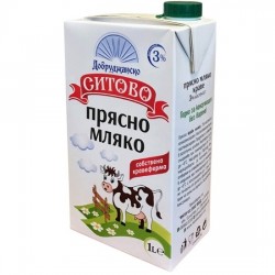 ПРЯСНО КРАВЕ МЛЯКО СИТОВО 3% 1Л
