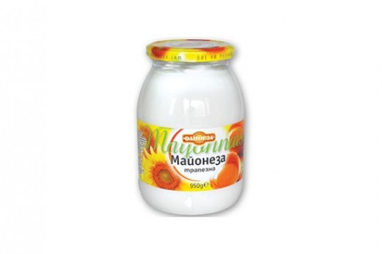 МАЙОНЕЗА ОЛИНЕЗА ТРАПЕЗНА БУРКАН 950ГР*6 0