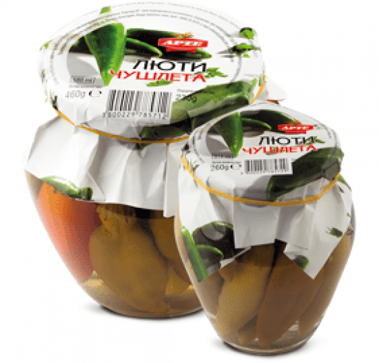 АМФОРА ЛЮТИ ЧУШКИ АРТЕ 260ГР.*6БР. 0