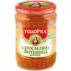 ЛЮТЕНИЦА ДОМАШНА ЕДРОСМЛЯНА 570ГР .*6БР. ТОДОРКА