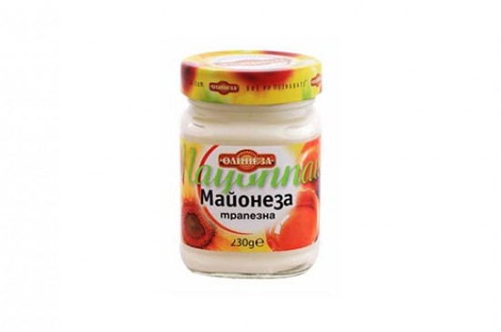 МАЙОНЕЗА ОЛИНЕЗА ТРАПЕЗНА БУРКАН 230ГР*8 0